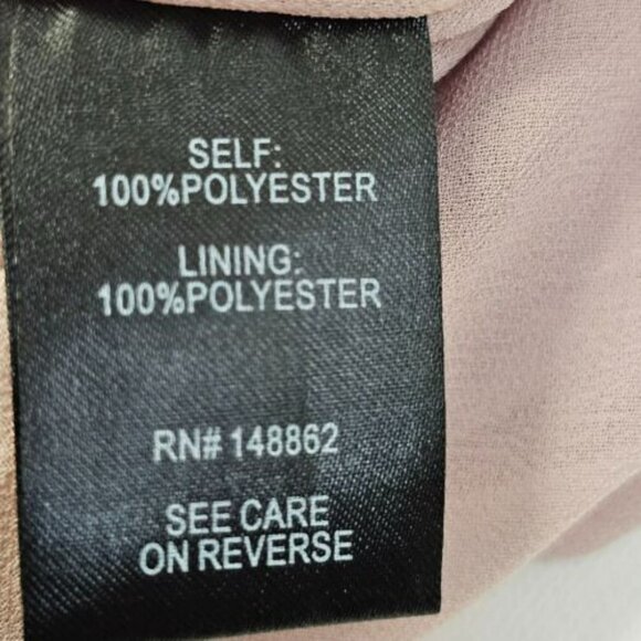 Torrid Floral Long Sleeve Blouse Chiffon Clip Bubble Hem Pink Size 3 3X 22-24 - Picture 8 of 11